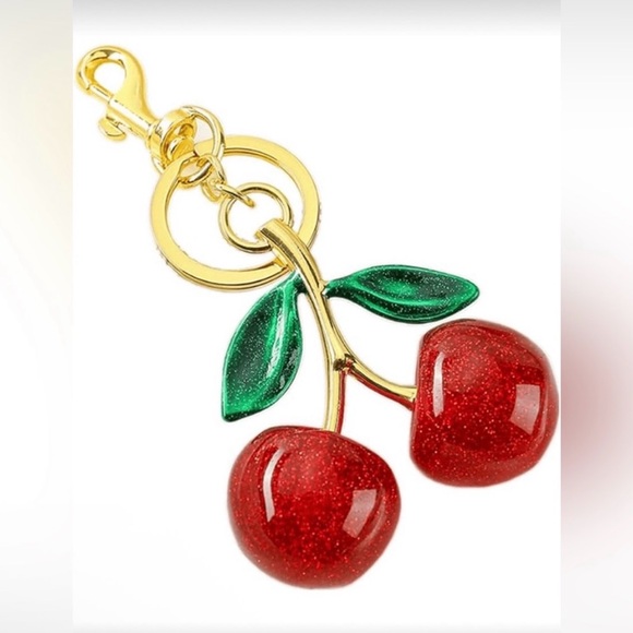 Jewelry - Cherry Charm Keychain Bag Charm